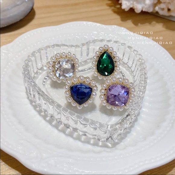Purple pearl fashion ring - Picture 2 of 4